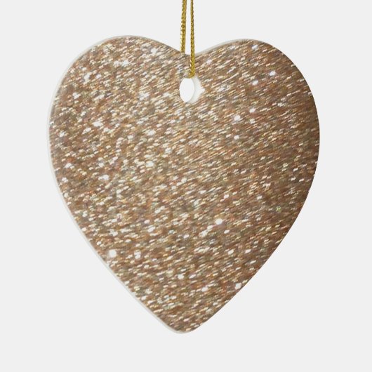 Glitter Glamour Party Festive Light Sparkles Keramisch Ornament (Rechts)