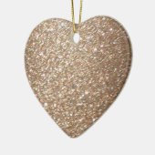 Glitter Glamour Party Festive Light Sparkles Keramisch Ornament (Links)