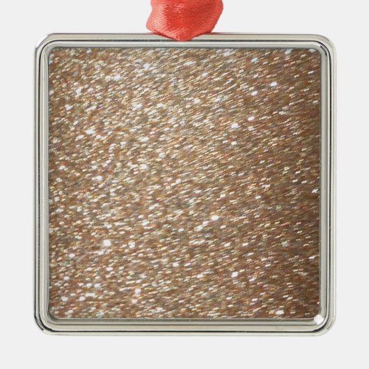 Glitter Glamour Party Festive Light Sparkles Metalen Ornament (Voorkant)
