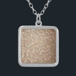 Glitter Glamour Party Festive Light Sparkles Zilver Vergulden Ketting<br><div class="desc">Gold Glitter Glamor Party Festive Light Sparkles,  je kunt een monogram toevoegen,  tekst toevoegen of je foto uploaden</div>