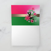 Glitter glans glimmen groene confetti lovertjes Ke Kaart (Binnen)