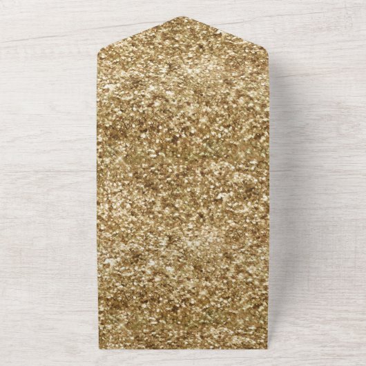 Glitter Glitter Glitter All In One Uitnodiging (Buitenkant)