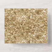 Glitter Glitter Glitter All In One Uitnodiging (Achterkant)