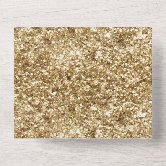 Glitter Glitter Glitter All In One Uitnodiging (Achterkant)