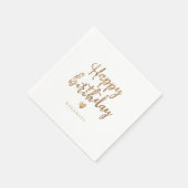 Glitter-glitter-glitter-gefeliciteerd Servet (Hoek)