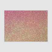 Glitter Glitter-goudroze textuur Tissuepapier (Voorkant)