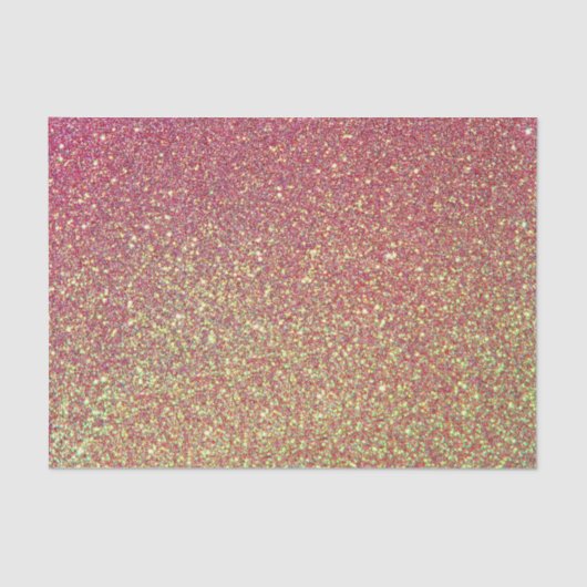 Glitter Glitter-goudroze textuur Tissuepapier (Voorkant)