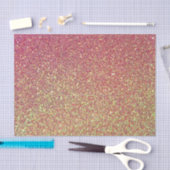 Glitter Glitter-goudroze textuur Tissuepapier (Craft)