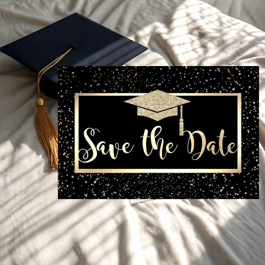 Glitter Glitter Gradup, Confetti sparen de Datum Save The Date