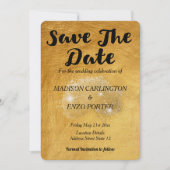 Glitter Glitter voor Gold Foil Paper Kaart (Voorkant)