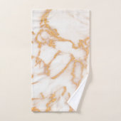 Glitter glitter, witte marmer bad handdoek (Handdoek)