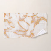 Glitter glitter, witte marmer bad handdoek (Handdoek)