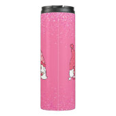 Glitter Gnome Love Thermosbeker (Achterkant)