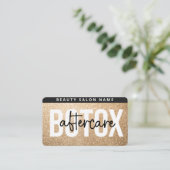 Glitter Gold Botox Filler Instruction Nadere Care Visitekaartje (Staand voorkant)