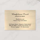 *~* Glitter Gold Butterfly Mystical Magical Stars Visitekaartje (Achterkant)