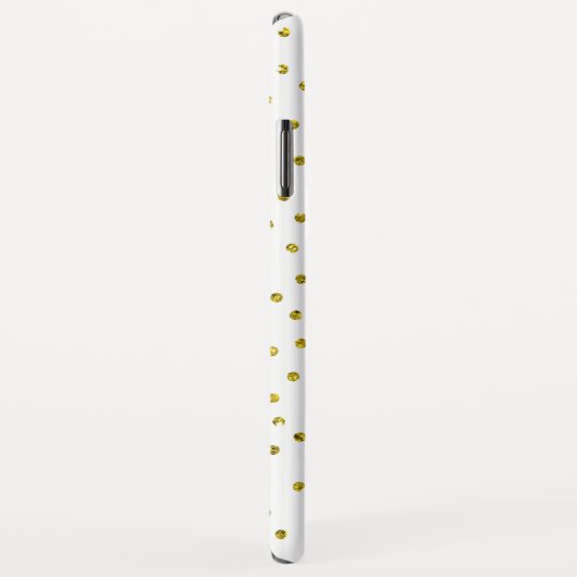 Glitter Gold confetti, verwisselbare achtergrondkl Case-Mate iPhone Case (Achterkant/rechts)