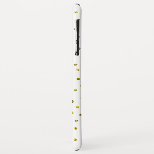 Glitter Gold confetti, verwisselbare achtergrondkl Case-Mate iPhone Case (Achterkant/links)