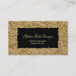 Glitter Gold Elegance Visitekaartjes