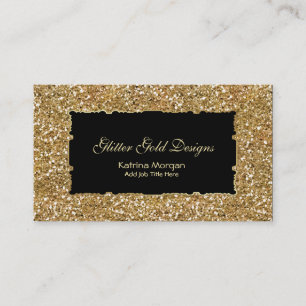 Glitter Gold Elegance Visitekaartjes