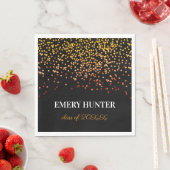 Glitter Gold en Sinaasappel Servet (Insitu)