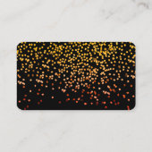 Glitter Gold en Sinaasappel Visitekaartje (Achterkant)
