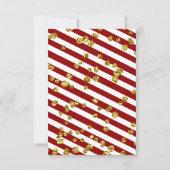 Glitter Gold Funeral Photo Sympathie Hartelijk dan Bedankkaart (Achterkant)