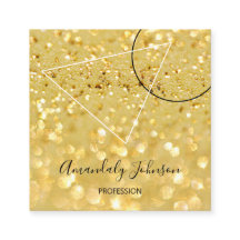 Glitter Gold Geometry - Aangepaste Logo