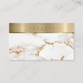 Glitter Gold ID802, geborstelde metalen band Visitekaartje (Voorkant)