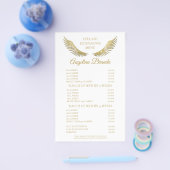 Glitter Gold Lashes Eyelash-prijslijst Flyer (Enkel)
