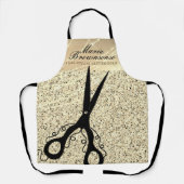 Glitter Gold Luxury Scissor snijster Schort (Voorkant)