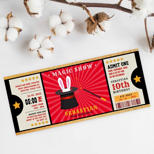 Glitter Gold show verjaardagstaart Kaart