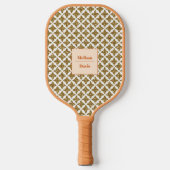 Glitter Gold Stars Aangepaste naam Pickleball Paddle (Voorkant)