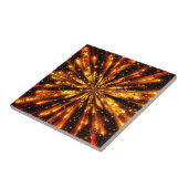 Glitter Gold Stars Keramische Tegel Tegeltje (Zijkant)