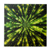 Glitter Gold Stars Keramische Tegel Tegeltje (Voorkant)