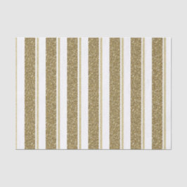Glitter Gold Stripes - Pas de achtergrondkleur aan Tissuepapier