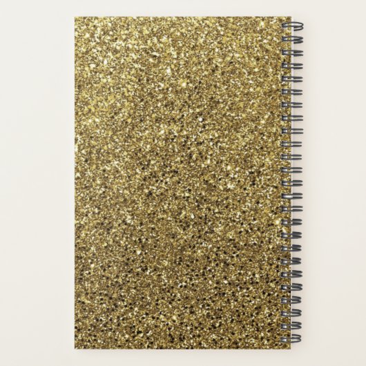 Glitter Gold Wedding Planner (Achterkant)