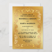 Glitter Golden Kaart (Voorkant)