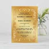 Glitter Golden Kaart (Staand voorkant)