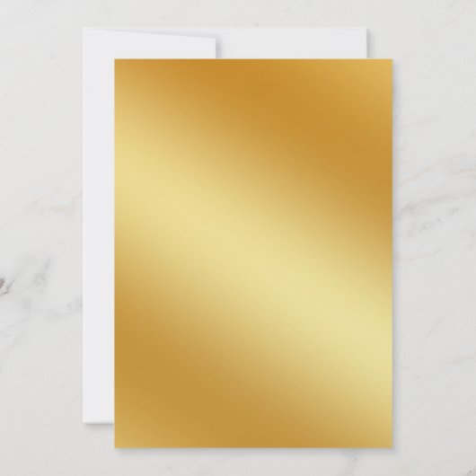 Glitter Golden Kaart (Achterkant)