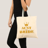 Glitter Golden tante van de Bride Tote Bag (Voorkant (product))