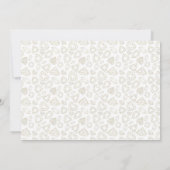 Glitter Goud Gem 1e Verjaardagsuitnodiging Kaart (Achterkant)