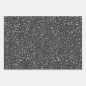 Glitter Goud Roos Goud en Zilver Inpakpapier Vel (Voorkant 2)