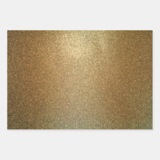 Glitter Goud Roos Goud en Zilver Inpakpapier Vel