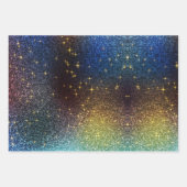 Glitter Goud, Zilver Inpakpapier Vel (Voorkant)