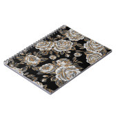 Glitter Gouden Bloemen: Sparkle . Notitieboek (Linkerzijde)