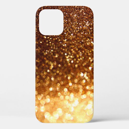 Glitter gouden lampen Case-Mate iPhone case (Achterkant)