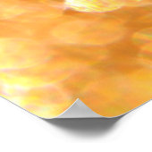 Glitter gouden lampen poster (Hoek)