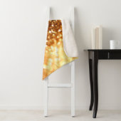 Glitter gouden lampen sherpa deken (In situ)