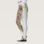 Glitter Goudzedenregenboogzeepaardje Leggings (Links)