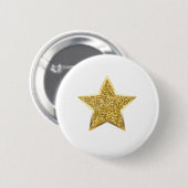 glitter gouster ronde button 5,7 cm (Voorkant /achterkant)
